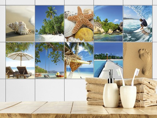 Fliesenaufkleber strand meer - strand,