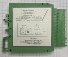 WD 01 WePe N96.SO.005 Werner Pfleiderer Watchdog SPS 16,8-33VDC