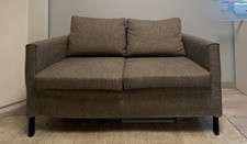 Modernes 2-Sitzer Sofa grau