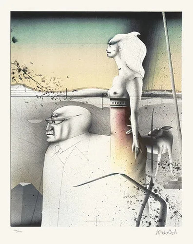 Paul wunderlich lithographie - paul,