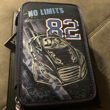 3fach Federtasche Autos für Jungs, neuwertig