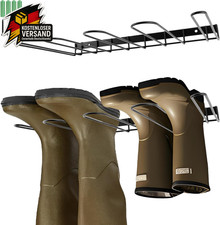 Schuhregal Wand Metall Schwarz