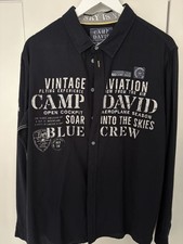 Camp David Herren Hemd Langarm