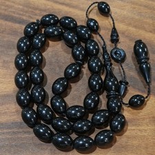 Abdullah Günay Usta Tesbih Gebetskette Erzurum Oltu Taşı Tozu Sistemli Tesbih