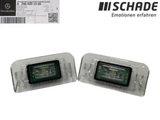 2x ORIGINAL Mercedes-Benz LED Kennzeichenleuchte B-KLASSE W246 A2468201566 64