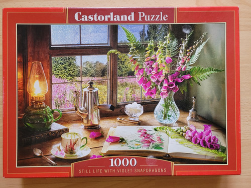 Puzzle stillleben mit blumen - puzzle,