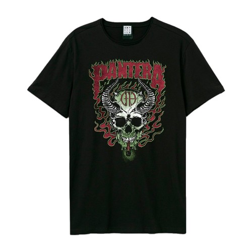 Pantera fire skull t - -, t-shirt