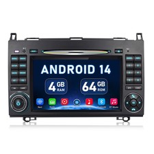 Android 14 Autoradio GPS CD Carplay Mercedes A/B Klasse W169 W245 Sprinter Viano