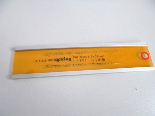 Rotring schriftschablone mit - schriftschablone,