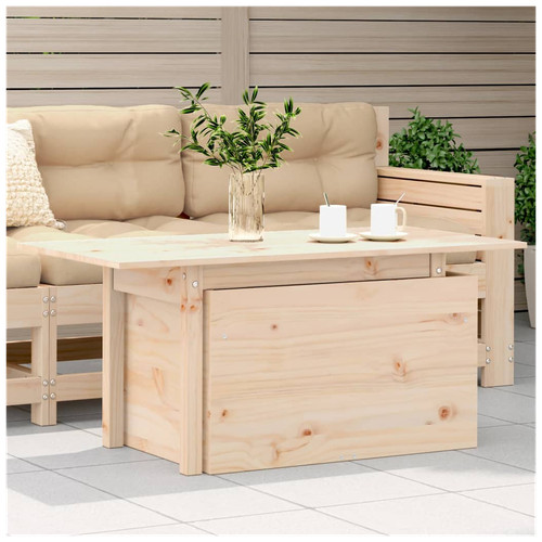 Gartentisch 100x50x75cm massiv