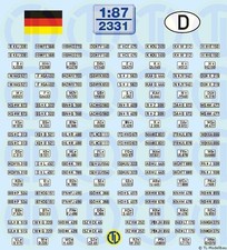 2331 - Decals Deutsche