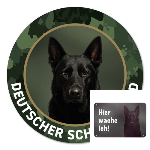 Schwarzer schäferhund - schwarzer,