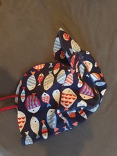 Bademütze UV- Mütze gr. 54/55 mit Nackenschutz, Pusblu, Sonnenhut