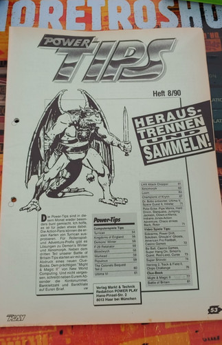 Powerplay tipps teil - powerplay, 08/90