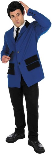 Blaues 50er jahre teddy - blaues,