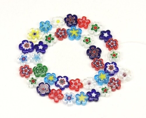 Millefiori glasperlen blume - glasperlen,
