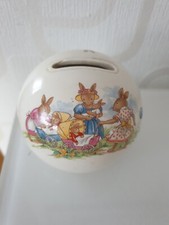 ROYAL DAULTON/ BUNNYKINS /PORZELLAN SPARDOSE/ KUGEL/ HASEN DEKOR