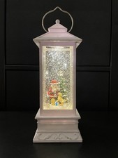 Konstsmide Wasserlaterne Weihnachtsmann beleuchtet & Schneeglitzer Neu & Ovp
