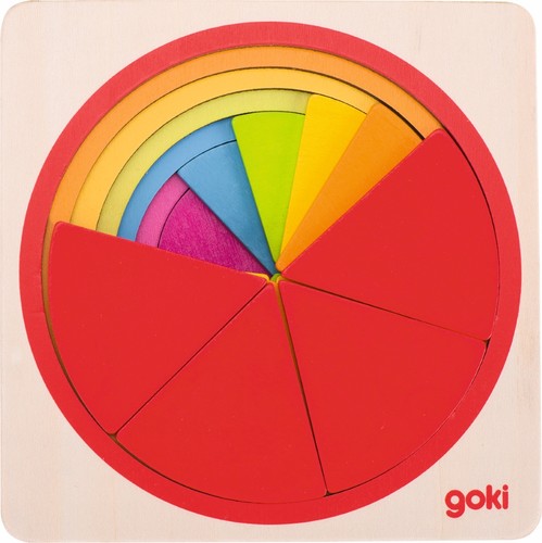 Goki schichtenpuzzle kreis - schichtenpuzzle,