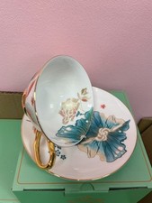 Teacup and Saucer Set, Bone