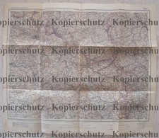 445c❚ alte Landkarte Frankreich Metz Suippes Charleville Diekirch Montmedy