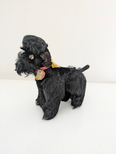 Steiff pudel snobby - pudel, schwarz