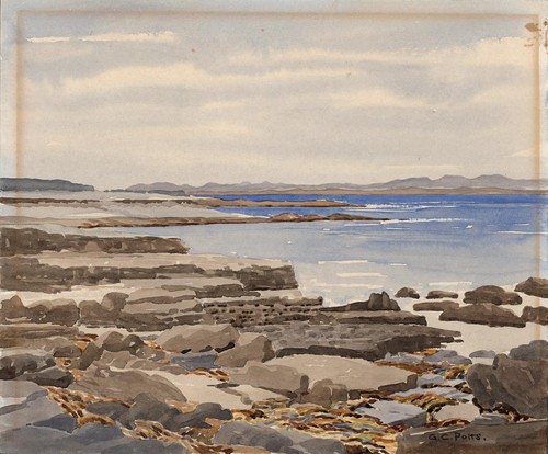 Aquarell gemälde c polts - c,