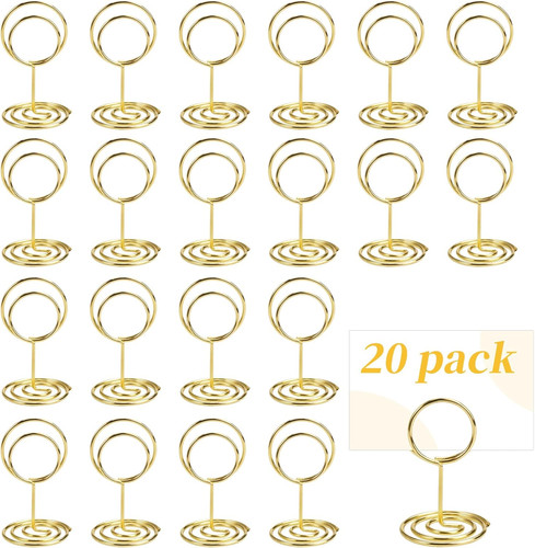 Tischkartenhalter gold 20er - tischkartenhalter,