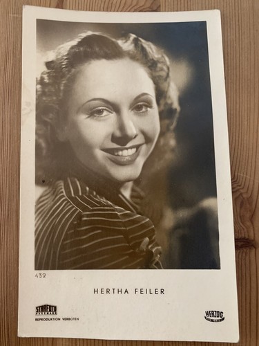 Schauspielerin hertha - ak,
