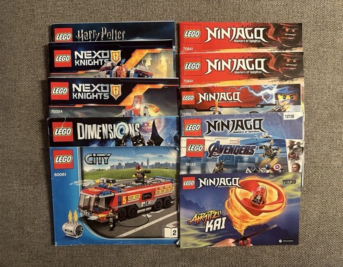 11x lego bauanleitung konvolut - 11x,