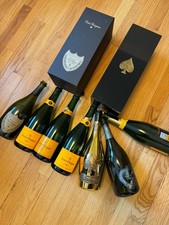 Lot Of 7 Empty Champagne