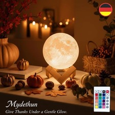 Mondlampe 3d Mondleuchte Nachtlicht Tischlampe kabellos dimmbar Nachtleuchte
