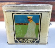 20 er Reitschule Zigaretten Blechdose guter Zustand Standdose