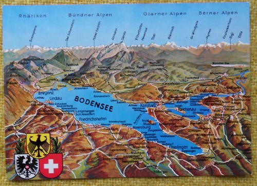 Ansichtskarte bodensee - ansichtskarte,
