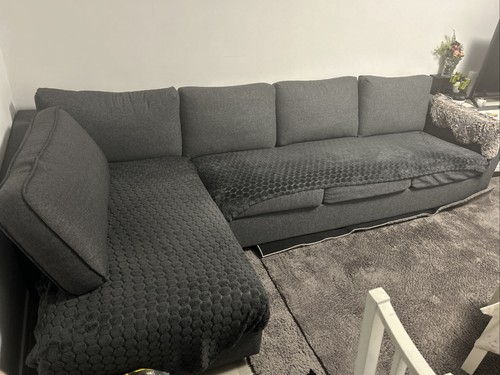 Ecksofa grau - ecksofa,