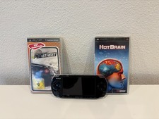 Sony PlayStation Portable Spielkonsole - Schwarz (3004) defekt plus Spiele OVP