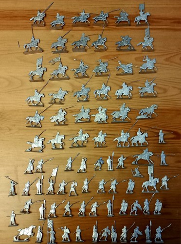 Zinnfiguren flach