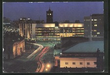 Berlin, Palast der Republick bei Beleuchtung, Ansichtskarte 