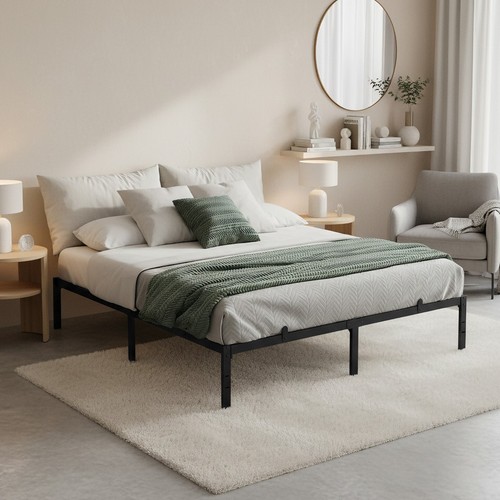 Vasagle metallbett 180 200 - metallbett, x