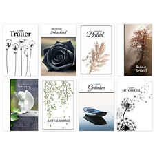 50 Trauerkarten Trauerkarte