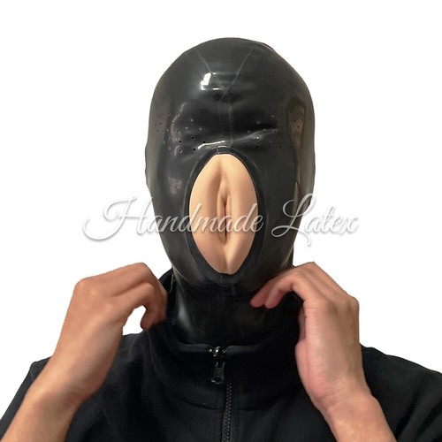 Latex kopfüberzug gummi - gummi, maske