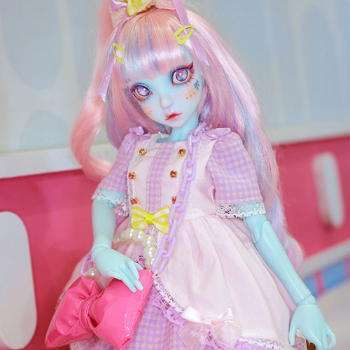 Bjd doll girl green - doll, skin