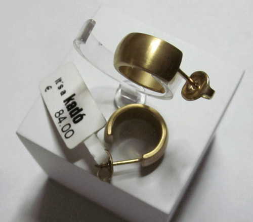 Kado creolen gold pvd - gold, stifte