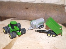 Bruder MINI SERIE John Deere 6920 mit zwei Anhänger Sammler