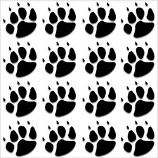 16er Set Sticker Tier-Pfoten I