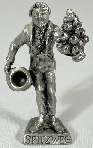 Spitzweg zinn figur zinnfigur - zinn,