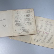 2x Hefte Handgeschrieben