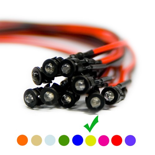 Verkabelte dioden led - dioden, +