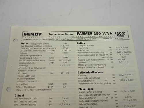 Fendt farmer 250 - 250, v