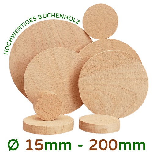 Rund scheibe buche - rund, holzscheibe